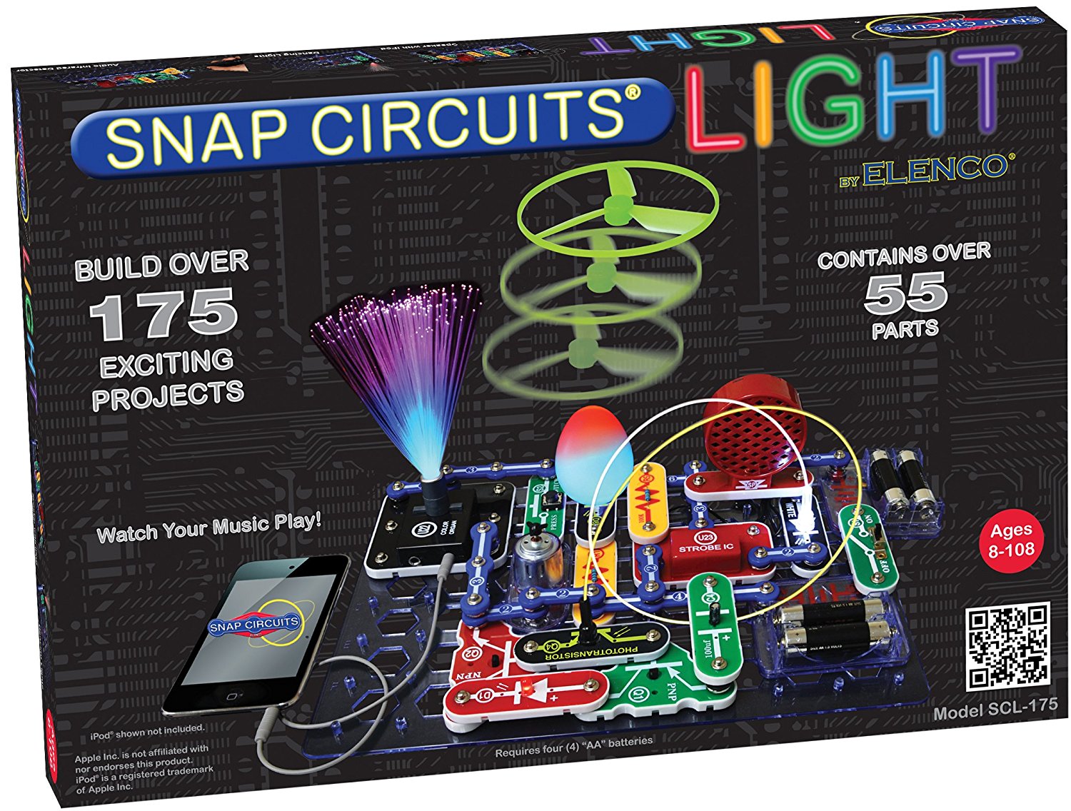 snap circuits 203 electronics discovery kit